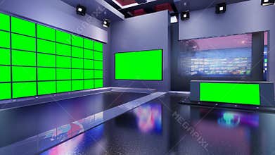 3D Virtual TV Studio News