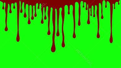 Black dripping oil stain, liquid drips or paint ink silhouette isolated spooky scary halloween