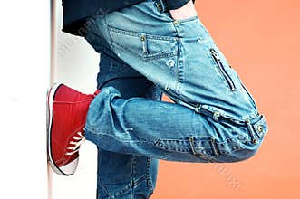 Jeans and Sneakers