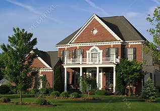 Two Story Brick House