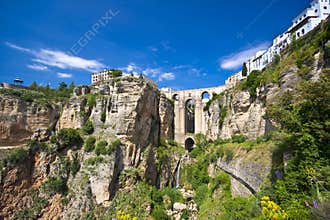 Panoramic view of Ronda, Andalucia, Spain