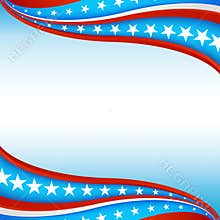 Patriotic Star Banner Background
