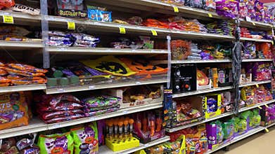 Halloween Aisle at Schnucks Grocery Store 2