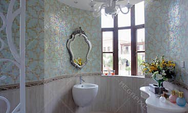 Marble bathroom