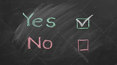 Vote Yes or No. Your choice.