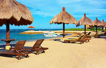 Beautiful beach in Bali