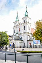 Bazylika Floriana Krakowie, a catholic church in city of Krakow, Poland