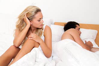 Couple has problems and crisis. Divorce