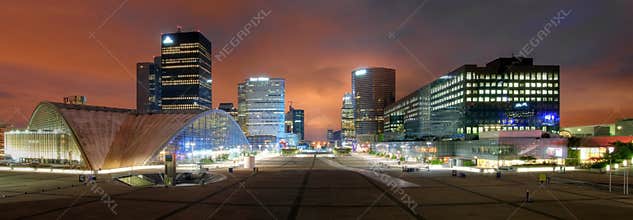 La Defense panoramic, Paris, France