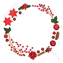 Abstract Christmas Wreath