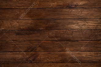 Dark wooden texture. Wood brown texture. Background old panels. Retro wooden table. Rustic background. Vintage colored surface.
