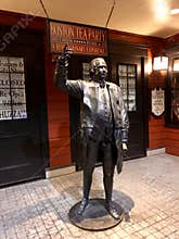 Samuel Adams statue at boston tea party museum