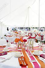 Fun and funky wedding tables