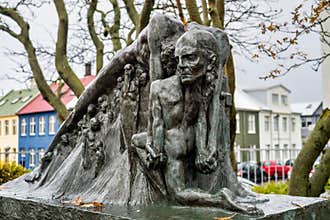 Sculpture garden in Reykjavik, Iceland by Einar Jonsson