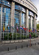 European Parliament towers - Brussels, Belgium