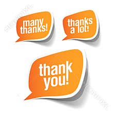 Thank you - grateful bubbles