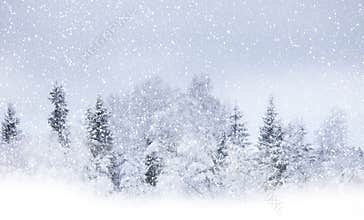 Snowing