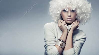 Attractive blond beauty