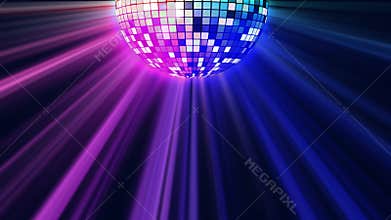 color disco ball
