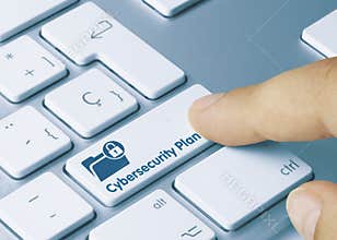 Cybersecurity Plan - Inscription on White Keyboard Key