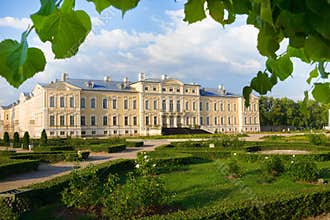 Rundale palace in Latvia