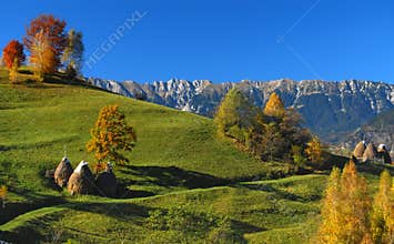 Autum landscape, Romania