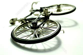 Accident bicycle