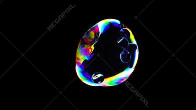 Colorful 3D Abstract Animated Background