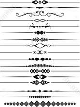 Decorative page dividers