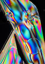Colorful abstract reflection