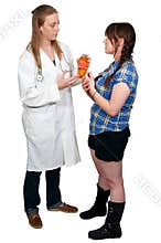 Doctor with CT Contrast