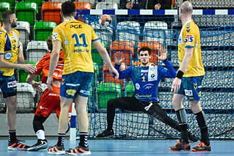 Men handball match