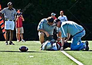 Youth Football Injured Player