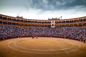 Bull fight in Madrid