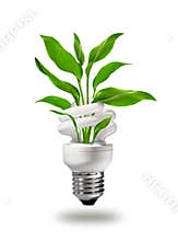 Green eco energy concept
