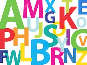 Colorful alphabet