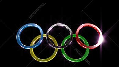 Olympic logo loop, Sports, Olympic games
