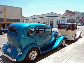 Two classic cars