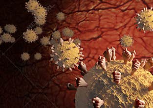 Corona virus fig gesture