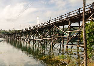 Mon Bridge in Songkhla Buri