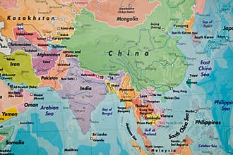 Map of Asia