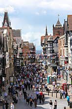 Eastgate street. Chester. England