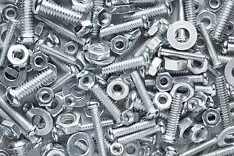 Nuts and bolts background