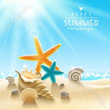 Summer holidays illustration