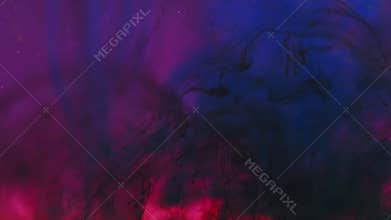 Paint water background ink drop blue black purple