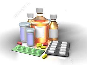 Colorfull medicine concept