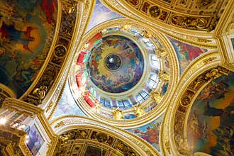 Saint Isaac's Cathedral in St Petersburg, Russia