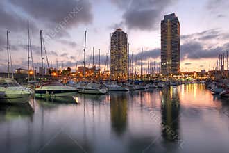 Port Olimpic, Barcelona, Spain