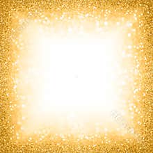 Fancy gold glitter 50th 50 wedding anniversary birthday background frame or Christmas winner border
