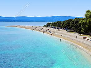 Zlatni Rat (Golden Cape) beach in Croatia